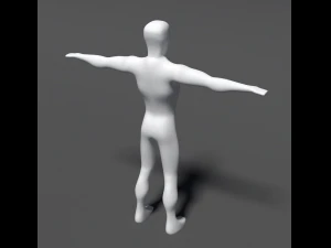homem simples Modelo 3D