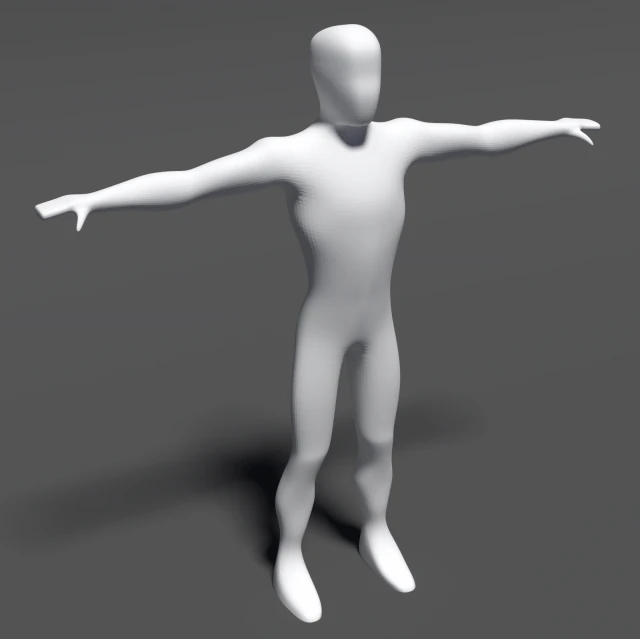 homem simples Modelo 3D .c4d .max .obj .3ds .fbx .stl .blend 