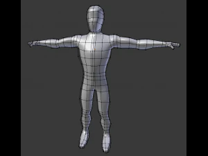homem simples Modelo 3D