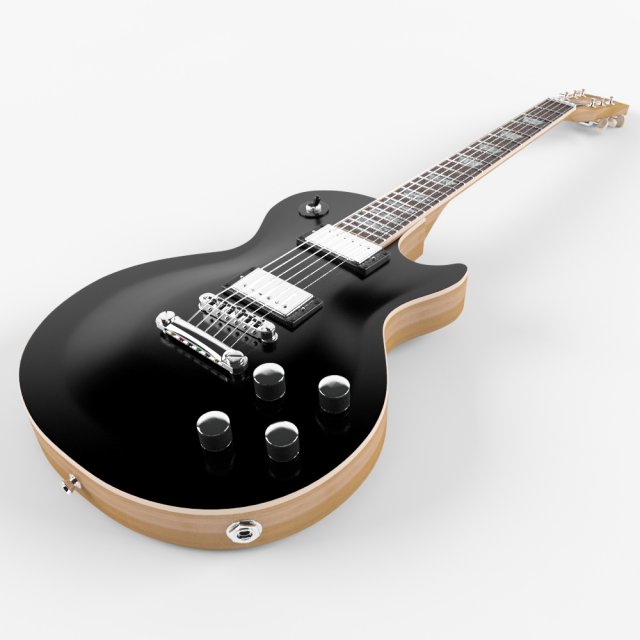 gipsonlespaul 3Dモデル .c4d .max .obj .3ds .fbx .stl .blend 