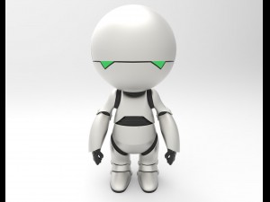 marvin the robot Modelo 3D