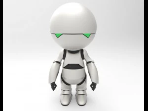 marvin the robot 3D Model