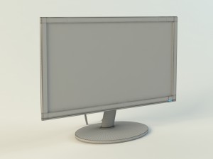 lcd samsung syncmaster e2020 3D मॉडल