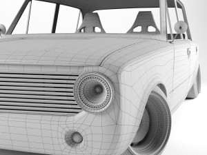 vaz 2101 custom Model 3D