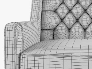 sofa elizabeth de la vega a49 3D Модель