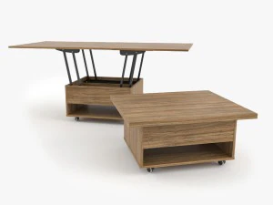 tavolino caff&egrave; como - zegen Modello 3D