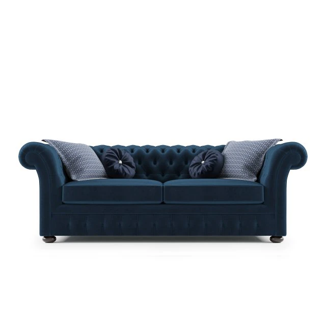 sofa chesterfield 3D Model .c4d .max .obj .3ds .fbx .stl .blend 