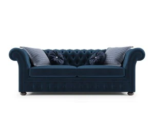 divano chesterfield Modello 3D