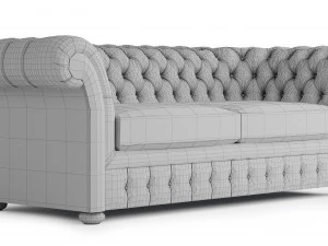 sofa chesterfield 3D Model