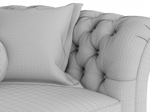sofa chesterfield 3D Model