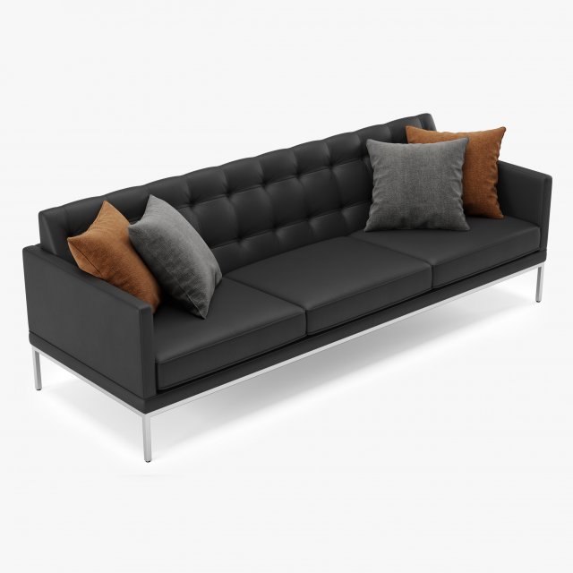 sofa office 01 3D Model .c4d .max .obj .3ds .fbx .stl .blend 