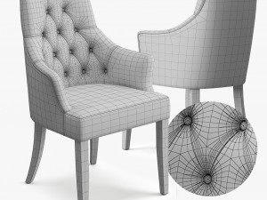 chair dining c 3D Model