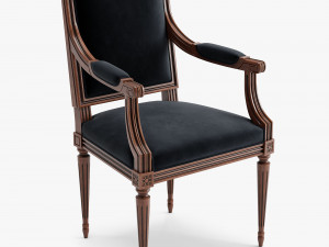 chair louis xvi a 3D Model