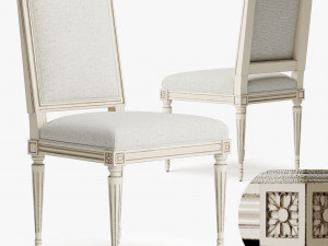 chair louis xvi b Modelo 3D