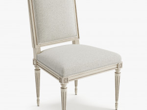 chair louis xvi b 3D Model