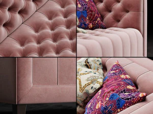 divano pinkslip a Modello 3D