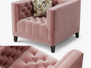 poltrona pinkslip a Modelo 3D