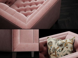 armchair pinkslip a Model 3D