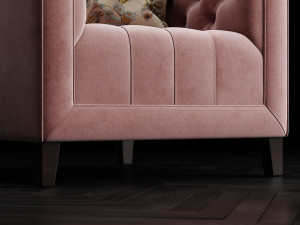 armchair pinkslip a Model 3D