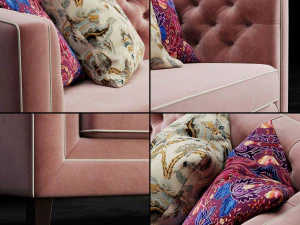 sofa pinkslip b 3D Model