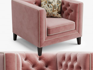 armchair pinkslip b 3D Model