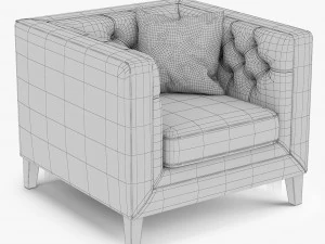 armchair pinkslip b 3D Model