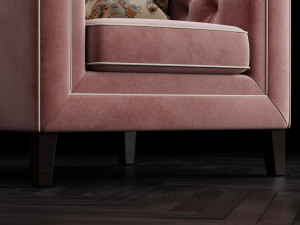 armchair pinkslip b 3Dモデル