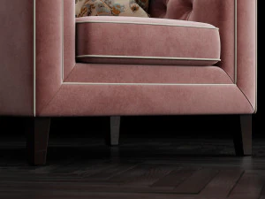 armchair pinkslip b 3D Model