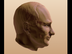 real face model of vladimir putin 3D-Druckmodell