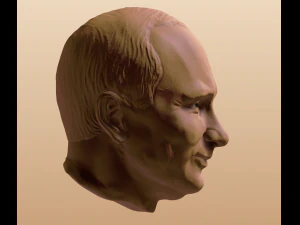 real face model of vladimir putin 3D Print Model