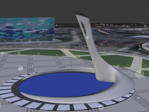 Low poly sochi 2014 olympic park 3D 模型