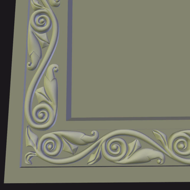 patterned board 3D Print Model .c4d .max .obj .3ds .fbx .stl .blend
