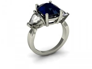 anel de ouro Modelo 3D