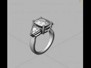 anel de ouro Modelo 3D