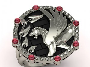 gold ring 3D Model