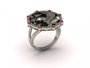 gold ring 3D Modell