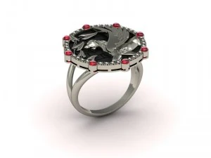 Gold ring 3D Model