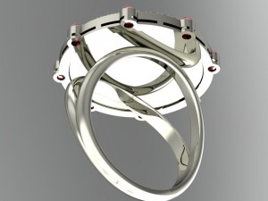 gold ring 3D Modell