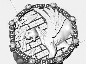 gold ring 3D Modell