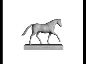horse statue Model 3D