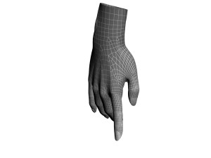 female hand Modèle 3D