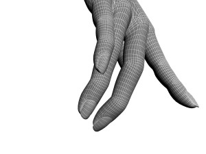 female hand Modèle 3D