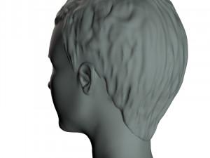 young girl head Modelo 3D