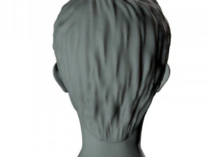 young girl head 3D Model
