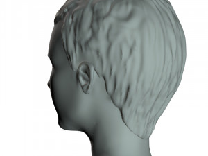 young girl head Modelo 3D