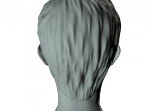 young girl head 3D Model