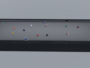 set of tables for billiards 3D मॉडल