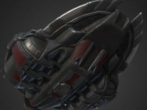 game-ready pirates spaceship Model 3D
