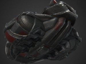 game-ready pirates spaceship Model 3D