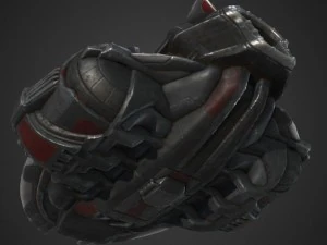 game-ready pirates spaceship 3D Model